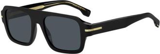 BOSS Boss 1595/S 807/A9 Mens Sunglasses Black Size 53