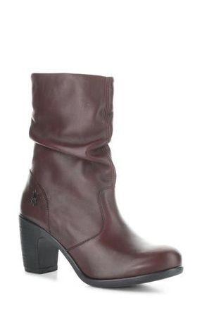 FLY London Klei Bootie in Merlot Velvet at Nordstrom Rack, Size 10-10.5Us / 41Eu