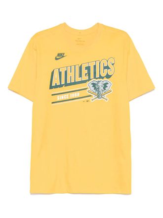 Nike Oakland Athletics Cooperstown T-shirt - Yellow