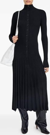 Proenza Schouler Jada Midi Dress In Black