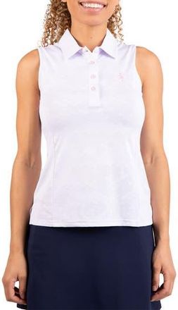 Tailorbyrd Honeycomb Textured Polo Tank in White at Nordstrom Rack, Size X-Large