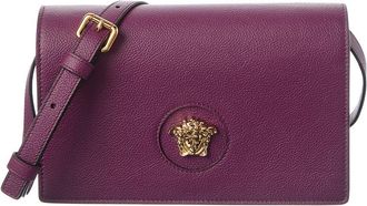 Versace Elegant Leather Shoulder Bag