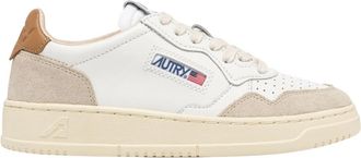 Autry Medalist Low Sneakers - Dames - Sneakers - Beige - 42 EU - Katoen - Schoenen