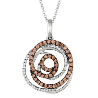 Le Vian Ladies Chocolate Diamonds Fashion Pendant in 14k Vanilla Gold