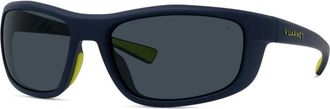 Vuarnet Racing 10 Zonnebril - Heren - Zonnebrillen - Blauw - 61 MM - Nylon - Accessoires