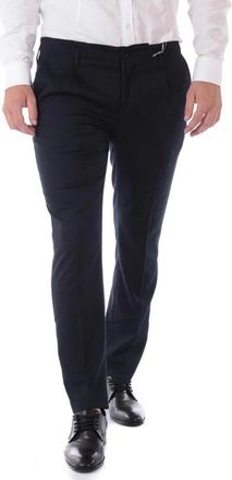 Daniele Alessandrini Jeans - Heren - Nette broeken - Blauw - M - Polyester - Broeken
