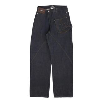J.W.Anderson Twisted Workwear Jeans - male - JW Anderson - Loose Fit Jeans - Blue - W34 - Jeans
