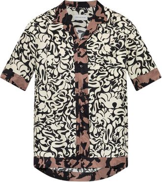 Dries Van Noten Point Collar Short-Sleeved Shirt