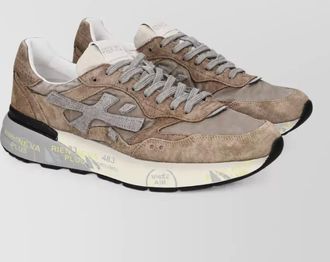Premiata leather low-top sneakers