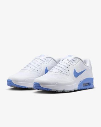 Nike Mens Nike Air Max 90 G HV9305-100 Sneakers White Royal Pulse Golf Shoes DWA2743
