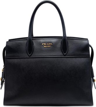 Prada Pre-owned Prada Saffiano and City Calf Esplanade Satchel Ladies X0QAR2PJRALI3OX8