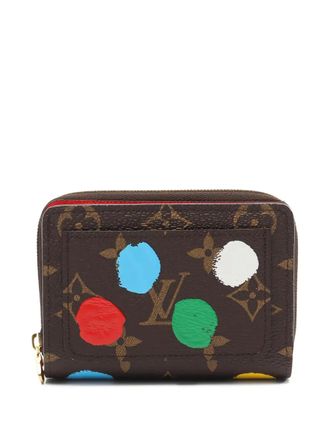Louis Vuitton x Yayoi Kusama 2021s bi-fold wallet - women - PVC - One Size - Brown