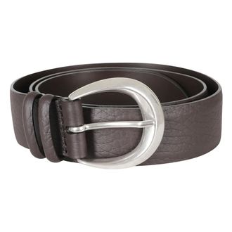 Orciani Cintura Classica Soft - Dames - Accessoires - Bruin - Maat: 80 CM Leer