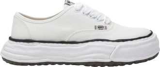 Miharayasuhiro Baker 26 OG Sole Lage Sneaker - Heren - Sneakers - Wit - 44 EU - Katoen - Schoenen