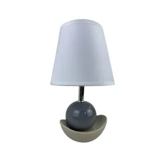 Fabrilamp Fabrilamp - Lampara Estela 3xe14 Blanca Regx55x13 Cm C/tulipas Cristal Tallado Transparente