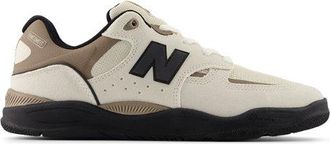 New Balance Uomo NB Numeric Tiago Lemos 1010 in Beige/Nero, Pelle Scamosciata/Rete, Taglia 40.5