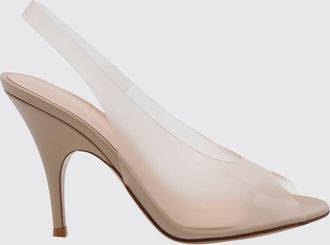 Gianvito Rossi Sandali slingback Amelie in PVC e pelle con tacco alto
