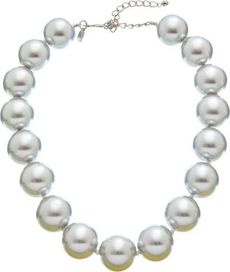 Kenneth Jay Lane 25Mm Pearl Statement Necklace
