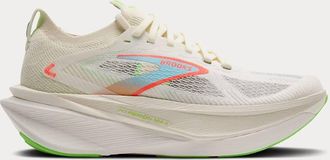 Brooks Womens Hyperion Max 3 Running Shoes In Coconut Green Gecko Pink Clay