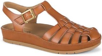 BareTraps Welsy Fisherman Sandal in Dark Caramel at Nordstrom, Size 7.5