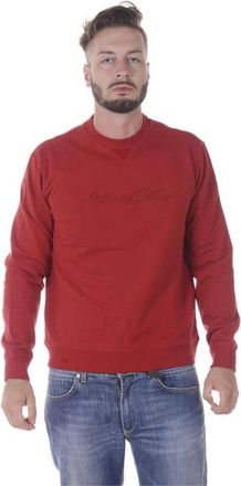 Armani Jeans Capuchontrui - Heren - Sweatshirts - Rood - L - Katoen - Hoodies & sweatvesten