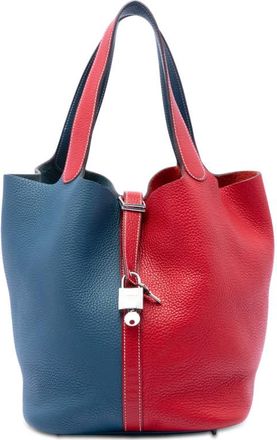 Herm&egrave;s Pre-owned Hermes Bicolor Clemence Picotin Lock 26 Ladies B99O8XUJVA7AY82O