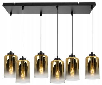 OEM L&aacute;mpara Colgante Moderna Y Elegante Con Pantalla De Cristal