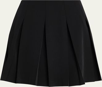 L'agence Tania Pleated Mini Skirt