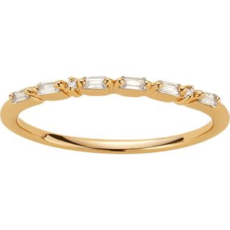 Made by Mary Mama Morse Code Ring in Gold Vermeil at Nordstrom, Size 10