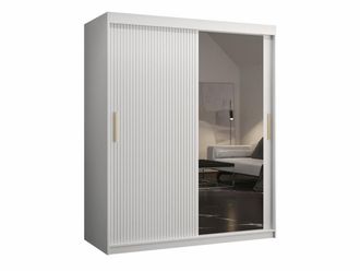 Mirjan24 Mobilier1 - Armario Hartford 402, Blanco, 200x150x62cm, Puertas De Armario: Correderas, N&uacute;mero De Estantes: 0