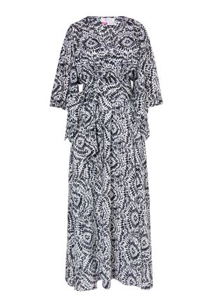 Izia Maxi-jurk met print Dames zwart