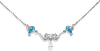 Girls Crew Disney Cinderella Pendant Necklace in Silver at Nordstrom