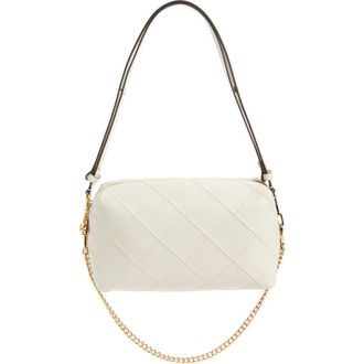 Tory Burch Large Fleming Leather Crossbody in Light Cream at Nordstrom