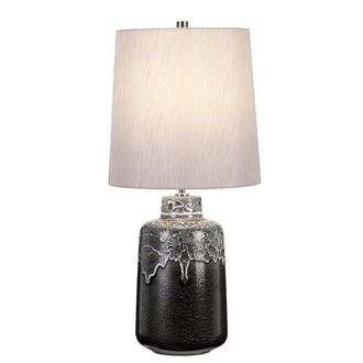 Netlighting Woolwich 1 Light Table Lamp E27 in Black