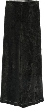 Alysi Wide-leg Velvet Trousers