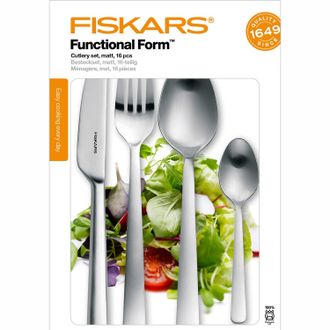 Fiskars Set De Cuberter&iacute;a Acero Inoxidable 16 Piezas