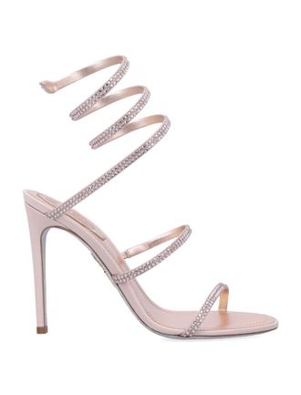 Rene Caovilla Light Pink Cleo Heels