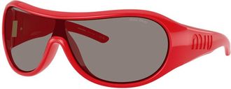 Miu Miu MU B14SU 27N8 0Q Red/Dark Grey