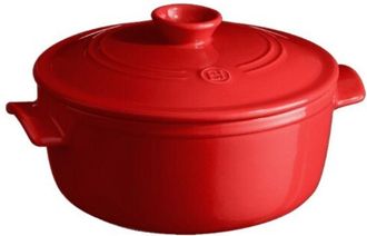 Emile Henry Casseruola Media Tonda 4L Rosso Grand Cru - EH344540