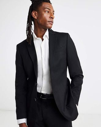 Jacamo Stretch Blazer with Patch Pockets