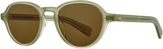 Garrett Leight CASILLAS SUN SGL/SFPCOF Mens Sunglasses Green Size 48