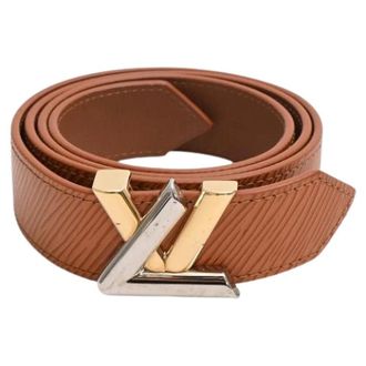 Louis Vuitton Pre-owned Twist Belt - female - Louis Vuitton Vintage - Vintage Belts - Brown - ONE SIZE - Pre-owned