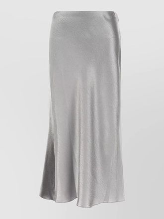Tory Burch satin midi skirt high waist a line