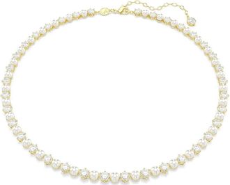 Swarovski Matrix Ketting - Dames - Accessoires - Geel - Maat: ONE Size