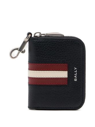 Bally grained-leather key holder - Black