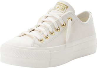 Converse Sneaker CONVERSE CHUCK TAYLOR ALL STAR LIFT PLATFORM GOLD, Damen, Gr. 42, gold (egret, egret, gold), Synthetik, Schuhe Sneaker