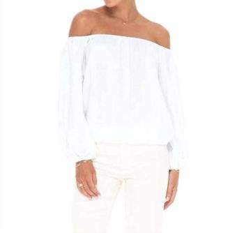 Sole Tulum Off The Shoulder Top In White