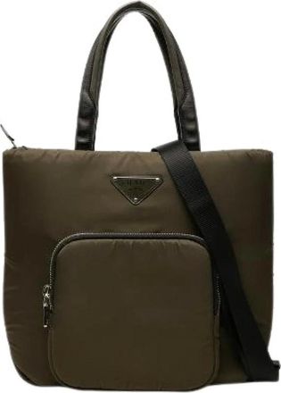 Prada Pre-owned Tote Bags, female, Green, Size: ONE SIZE Pre-owned Vintage Tote Bag