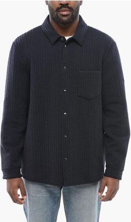 Armani GIORGIO Quilted Jersey Overshirt with Breast-pocket size 52