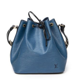 Louis Vuitton Pre-owned Womens Noe Bicolor PM Shoulder Bag - Blue - One Size